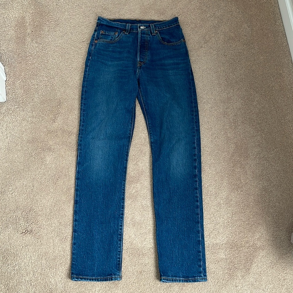 Levi’s 501 Button Fly Jeans in Medium Wash